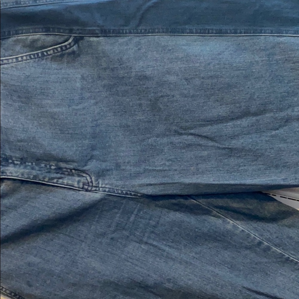 Who What Wear 2 tone wise leg crop jeans